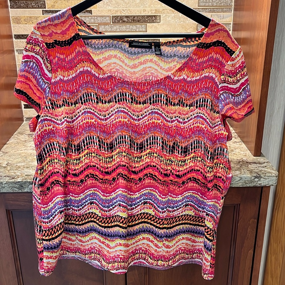 EUC Notations Geometric Blouse